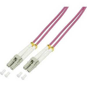 Logilink FP4LC75 Glasfaser LWL Anschlusskabel 50/125 µ Multimode OM4 75.00 m 