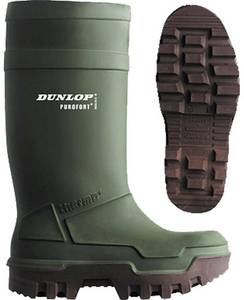 Dunlop Purofort Thermoplus Safety Green 06 Stück Regenstiefel