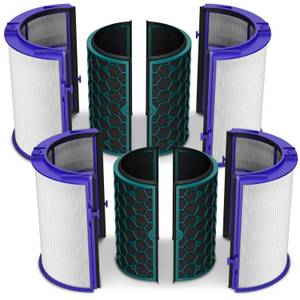VIOKS Ersatzfilter Luftfilter Filterset Ersatz für Dyson 969048-02, Zubehör für Luftreiniger, Pure Cool DP04 TP04 Pure Hot+Cool HP04 