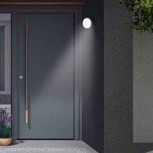 Telefunken LED-Sensor-Außenwandleuchte Dortmund Ø17cm schwarz 