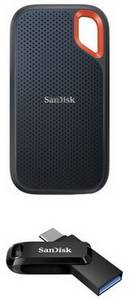 Sandisk Extreme Portable SSD V2 (1TB) Extern inkl. Ultra Dual Drive Go Type-C (64GB) 