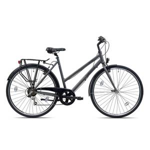 Chrisson KCP City One Trekkingrad 28 Zoll Urban Bike Trekking Fahrrad 155 - 175 cm mit 7 Gängen anthrazit 50 cm 