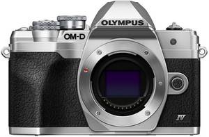 Olympus OM-D E-M10 Mark IV Body silber spiegellose Systemkamera