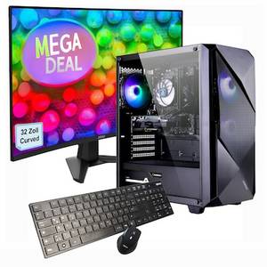 Hyrican Megadeal Gamemax Striker SET2601 7587 R7-5700X 32GB/1TB SSD RTX5060 Win11 + MSI MAG 32C6 32