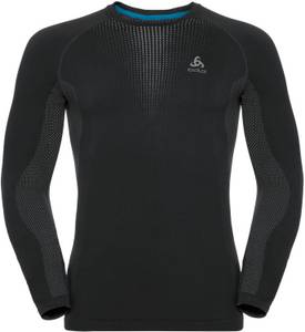 Odlo SUW Top Performance Warm LS Crew Neck Men black/ concrete grey Funktionsunterhemd