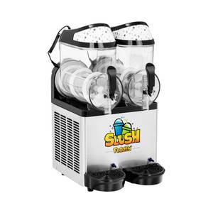 Royal Catering Slush Maker  Slush-Maschine - 2 x 10 l - LED, Stahl, Kunststoff (Polycarbonat) 