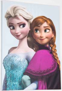 Disney Leinwandbild Frozen Elsa & Anna, (1 St.) 