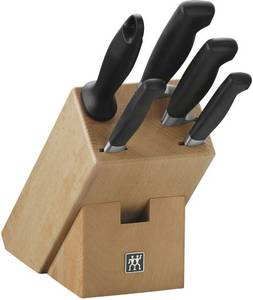 Zwilling Vier Sterne Messerblock 6 tlg. Messerblock