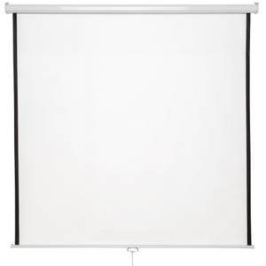 Tectake Beamer Leinwand Rollo - 178 x 178 cm 
