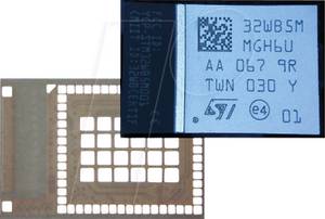 ST MICROELECTRONICS STM32WB5MMGH6 - Wireless Modul, Bluetooth, 802.15.4, 2.4 GHz, 7,3 x 11 x 1,34 mm 