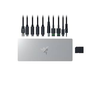 Razer Thunderbolt 5 Dock Desktop-RGB-Dock für mehrere Geräte & Bildschirme, mercury 