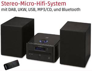 Reflexion »HIF79DAB« Stereoanlage (DAB/DAB+, UKW Radio, 80,00 W, Stereo-Micro-Hifi-System mit DAB, UKW, USB, MP3/CD, und Bluetooth) 