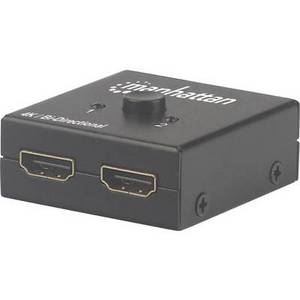 Manhattan 2 Port HDMI-Splitter 4096 x 2160 Pixel Schwarz 