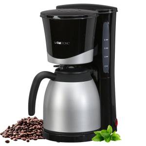 Clatronic Filterkaffeemaschine KA 3327, Kaffeemaschine für 8-10 Tassen, Thermokanne 