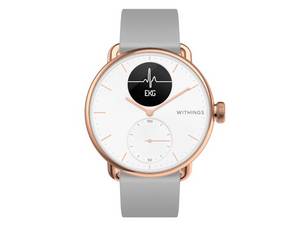 Withings ScanWatch, Hybrid-Smartwatch, 38 mm, rosegold 