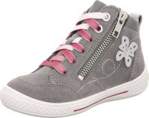 Superfit Sneakers High TENSY WMS Weite M4  grau Gr. 33 Mädchen Kinder 