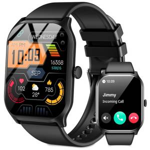 Yuede Smartwatch für Damen Herren, mit Telefonfunktion und Message Reminder Smartwatch ( 2.01