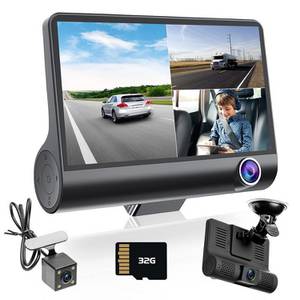 Hikity 4 Zoll 3-Wege-Auto-Kamera FullHD 1080P, 