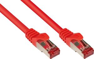 Good Connections GC 8060-250R - Patchkabel Cat.6, S/FTP PiMF, 250 MHz, rot, 25m 