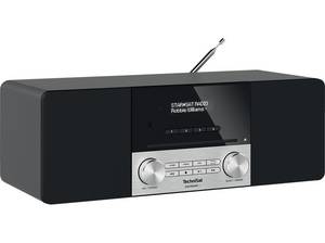  TECHNISAT DIGITRADIO 3 DAB+ Radio, DAB+, Bluetooth, Schwarz/Silber CD-Radio