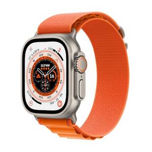 Apple Watch Ultra LTE 49mm Titanium Alpine Loop Orange Large 