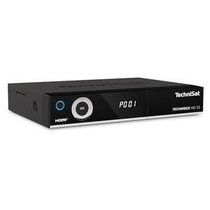  TechniSat TECHNIBOX HD S3 - HD Sat-Receiver mit Twin-Tuner (HDTV, DVB-S2, PVR Aufnahmefunktion via USB oder im Netzwerk, HbbTV, CI+, HDMI) schwarz 