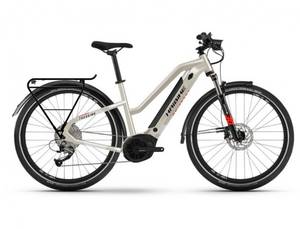 Haibike Trekking 4 (2022) Women desert white Elektro-Cityrad