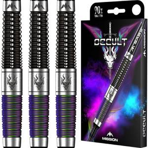 Mission Steeldarts Occult Black & Coral 23g Dartpfeil