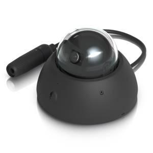 Ubiquiti AI Dome Überwachungskamera Schwarz 4K (3840x2160), PoE, 40m Nachtsicht, IP66 Wetterfest, Intelligente Erkennung 