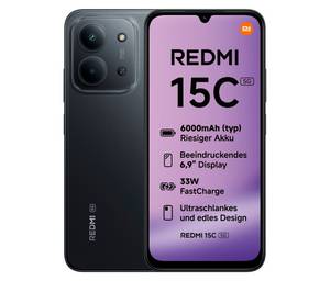 Xiaomi Redmi 15C 5G 128 GB Midnight Black 