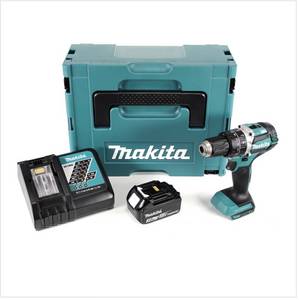 Makita DHP484RF1J Akku-Schlagbohrschrauber