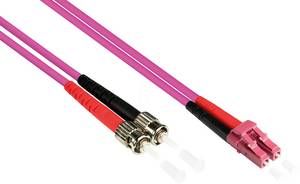 Good Connections Patchkabel LWL Duplex OM4 LC/ST Multimode 1m 