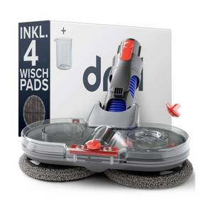 Dripl Bürsteneinheit Elektrischer Wischaufsatz, Zubehör für Dyson V7/ V8/ V10/ V11/ V12/ V15 