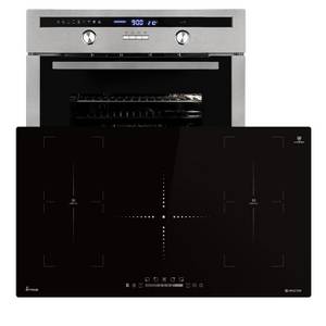 KKT KOLBE Backofen-Set  Backofen und Induktionskochfeld SET8013IH890FZ, mit 2-fach Teleskopauszug, 60cm Einbau-Backofen EB8013ED + 90cm Induktionskochfeld IH89005FZ 