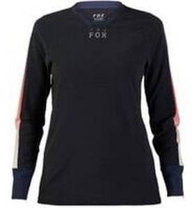 Fox Defend Thermal Jersey lunar schwarz Radtrikot langarm