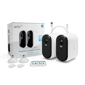 Arlo Essential 2 XL 2K Outdoor Kamera außen - 2er Set weiß 