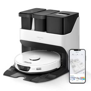 roborock Saugroboter S7 Max Ultra, 60,00 W, 5500 Pa, aktive Hindernisvermeidung, mit selbstentleerender & selbstwaschender & selbsttrocknender & selbstbefüllender & selbstreinigender Station, App und Sprachsteuerung (Upgrade von S7 Pro Ultra, VS S8 Pro Ut 