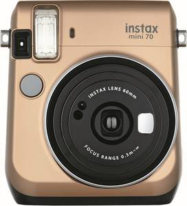 Fujifilm Instax Mini 70 gold analoge Sofortbildkamera