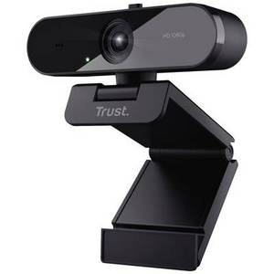 Trust TW-200 Full HD-Webcam 1920 x 1080 Pixel Standfuß, Klemm-Halterung 