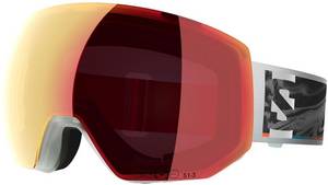 Salomon Radium Pro Sigma Photo Poppy Red / translucent frozen Schneebrille