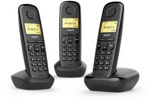 Gigaset A170 Trio black DECT-Telefon