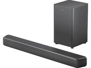  PHILIPS TAB 5309/10, Soundbar mit kabellosem Subwoofer, Dunkelgrau