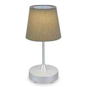 Briloner Tischleuchte »COMPA«, ØxH: 12,5 x 30 cm, 3 W, Kunststoff/Stoff - beige 