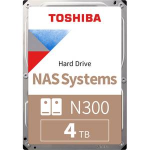 Toshiba N300 4 TB, Festplatte, (SATA 6 Gb/s, 3,5) interne HDD-Festplatte (4 TB) 3.5 