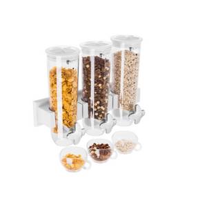 Royal Catering Müslispender »Cereal Dispenser - Triple - 4.5 Litres«, Gummi, Kunststoff (Polypropylen) 