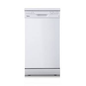 Midea Standgeschirrspüler, SF 3.45NW Pro, 9 l, 9 Maßgedecke, 47 db, 5 Programme, 92 kWh/100 Zyklen, Weiß 