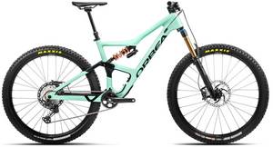 Orbea OCCAM10T (2023) Ice Green-Jade Green Carbon View Fully