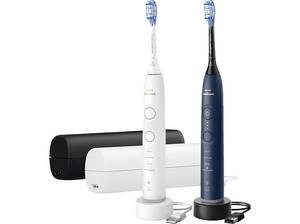  PHILIPS Sonicare HX7429/01 Series 7100 Elektrische Zahnbürste Marineblau/Weiß, Reinigungstechnologie: Schalltechnologie 