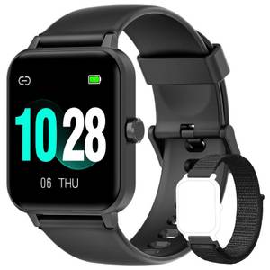 Blackview R30 Smartwatch (1.85 Zoll), Pulsuhr und Fitness Tracker, IP67 Wasserdicht, für Android IOS 