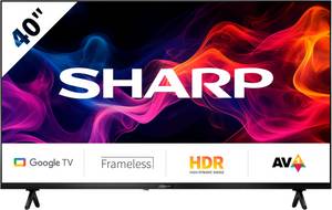 Sharp 2T-C40GFx LED-Fernseher (101 cm/40 Zoll, Full HD, Google TV, Smart-TV) 